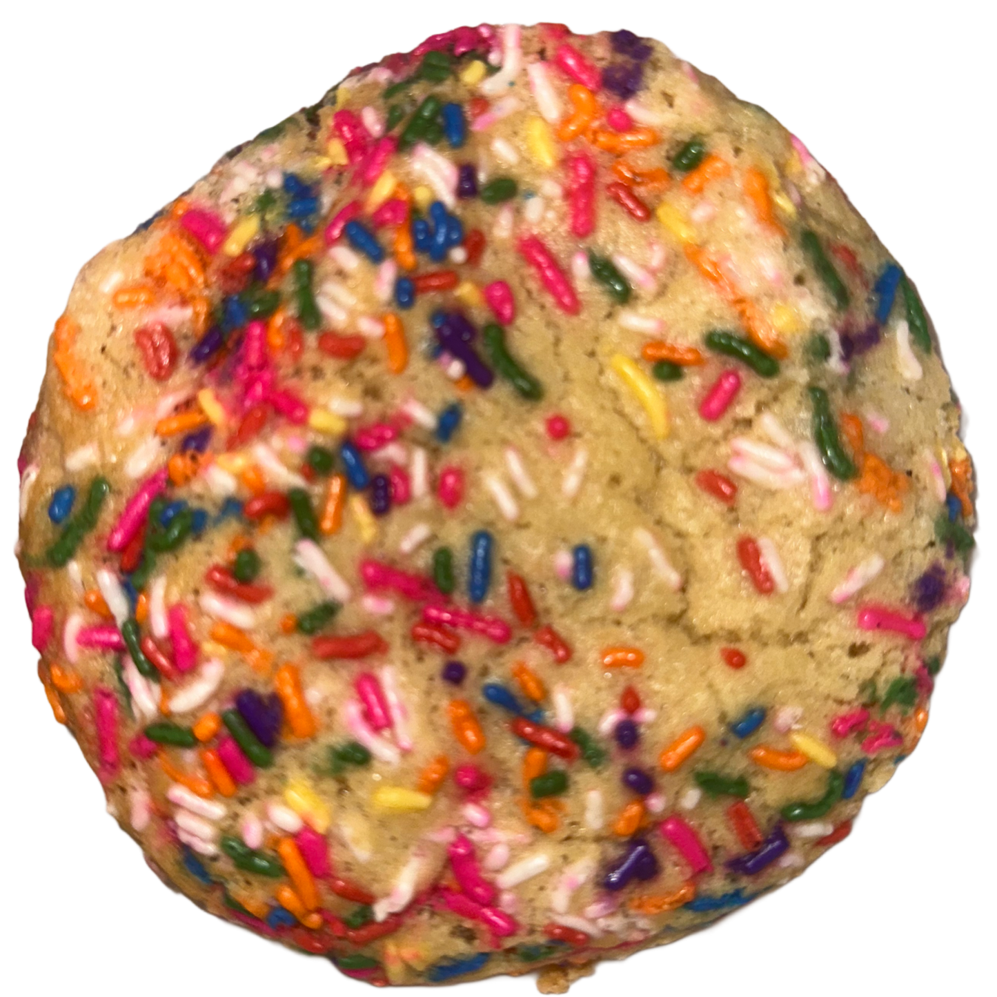 Sugar Rainbow Sprinkle Cookie